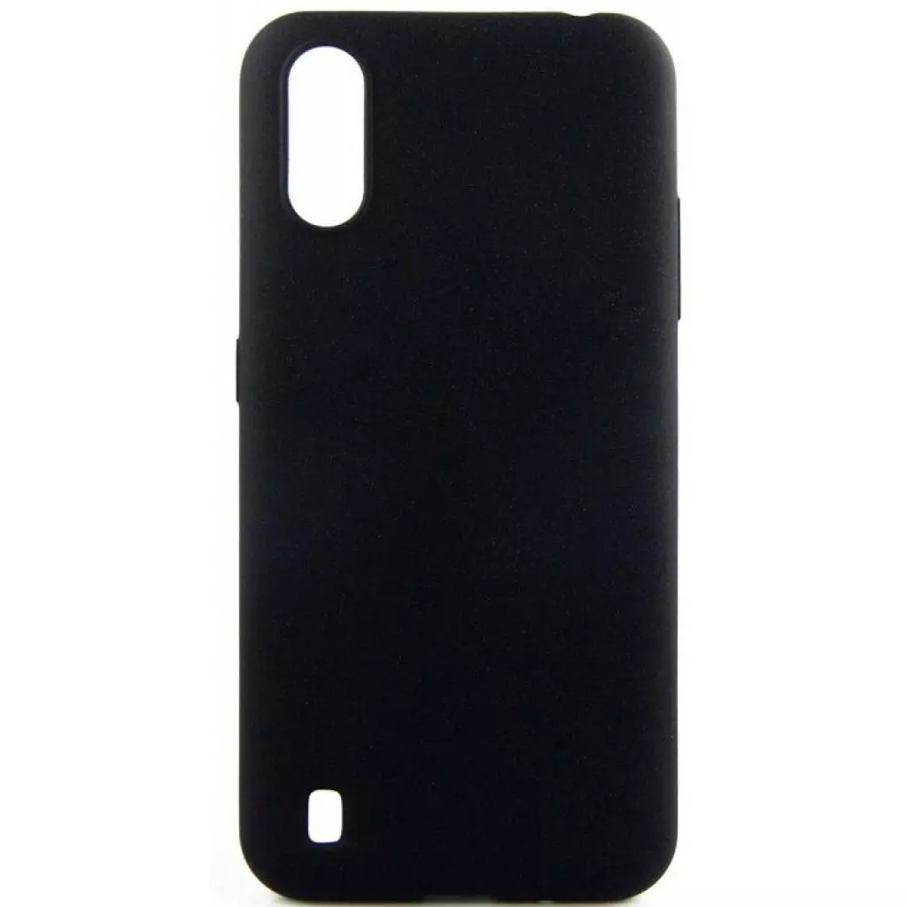 Чехол для моб. телефона Dengos Carbon Samsung Galaxy A01, black (DG-TPU-CRBN-54) (DG-TPU-CRBN-54)