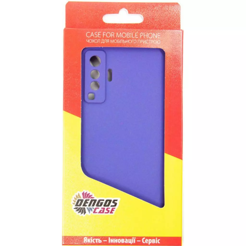 Чехол для моб. телефона Dengos Carbon Vivo X50, violet (DG-TPU-CRBN-101) (DG-TPU-CRBN-101) - 3 Чехол для моб. телефона Dengos Carbon Vivo X50, violet (DG-TPU-CRBN-101) (DG-TPU-CRBN-101) - 3