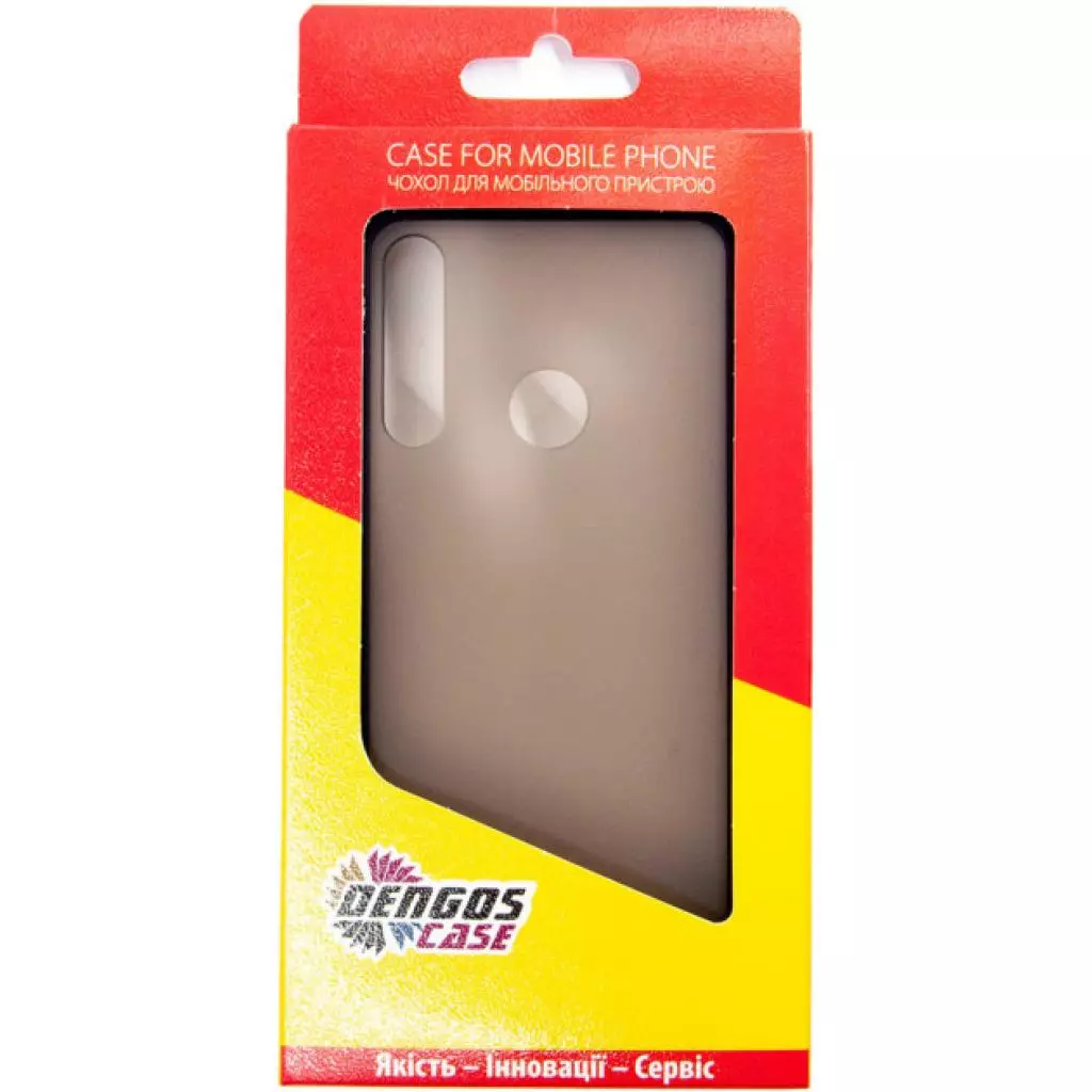 Чехол для моб. телефона Dengos Matt Huawei Y6P, black (DG-TPU-MATT-54) (DG-TPU-MATT-54) - 3