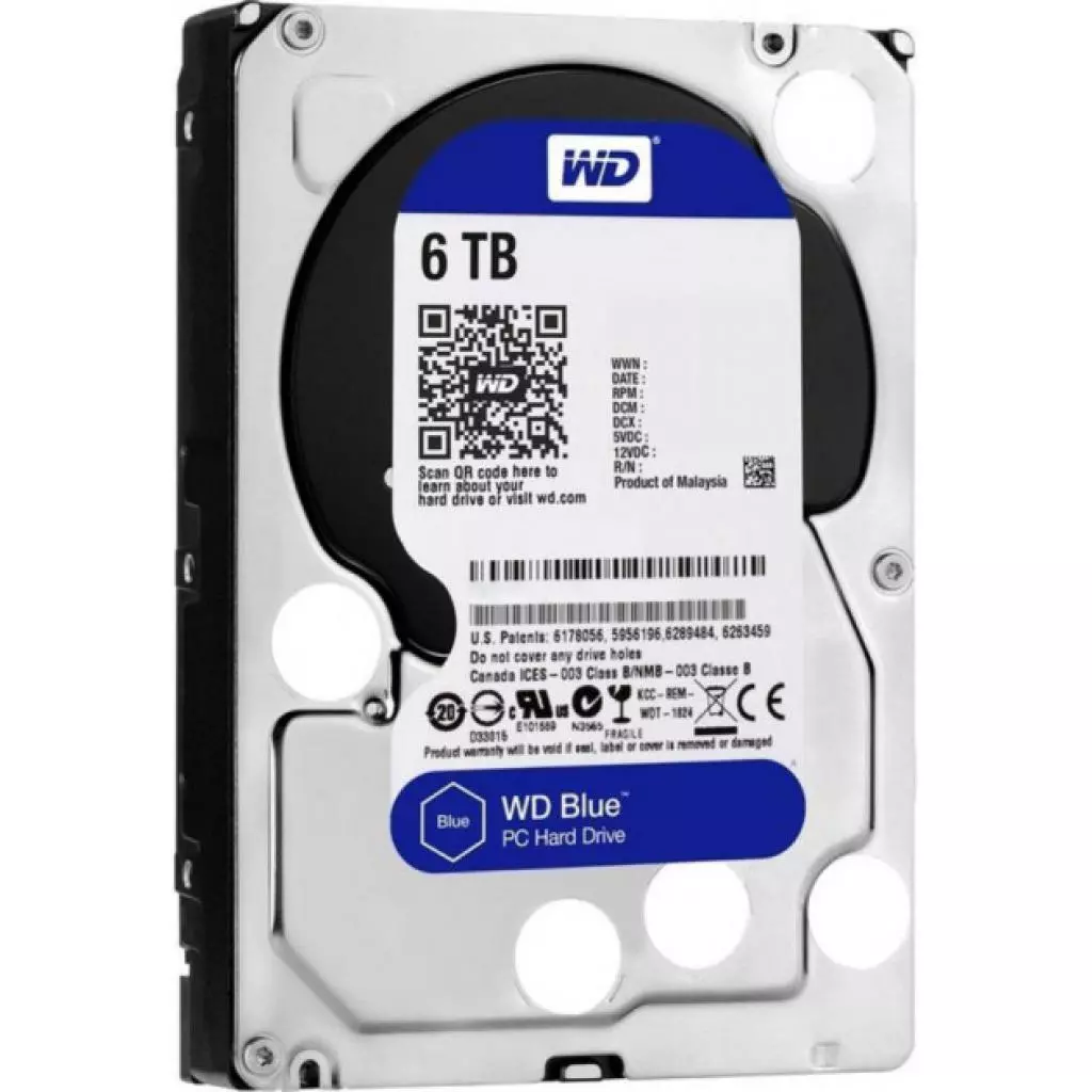 Жесткий диск 3.5" 6TB WD (WD60EZAZ) - 1 Жесткий диск 3.5" 6TB WD (WD60EZAZ) - 1