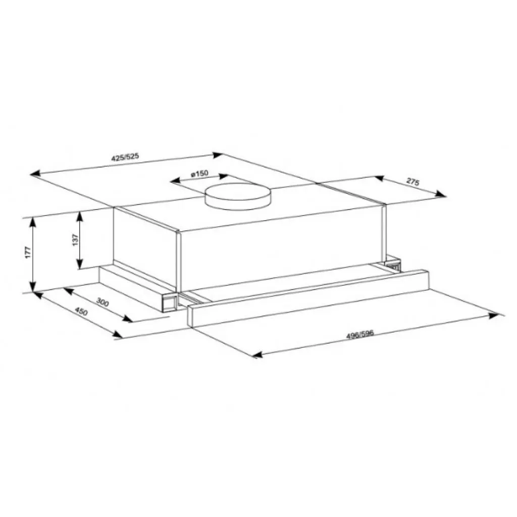 Вытяжка кухонная Eleyus Cyclon 700 50 IS (Cyclon70050IS) - 10 Вытяжка кухонная Eleyus Cyclon 700 50 IS (Cyclon70050IS) - 10