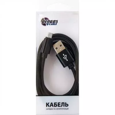 Дата кабель Dengos NTK-M-MT-BLACK - 2 Дата кабель Dengos NTK-M-MT-BLACK - 2