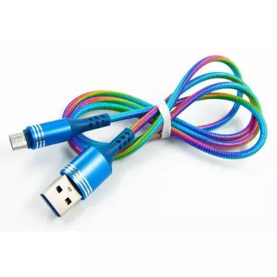 Дата кабель Dengos PLS-M-PRUZH-RAINBOW