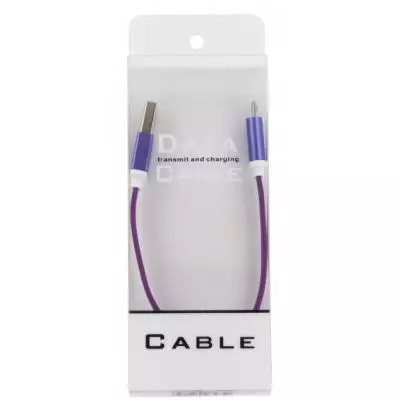 Дата кабель Dengos PLS-M-SHRT-PLSK-PURPLE - 1