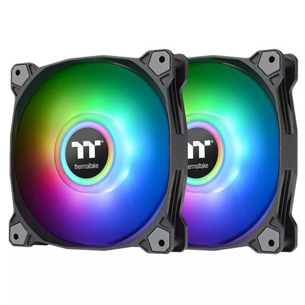 Кулер для корпуса ThermalTake Pure Duo 12 ARGB Sync Radiator Fan 2 Pack Fan (CL-F115-PL12SW-A) - 4