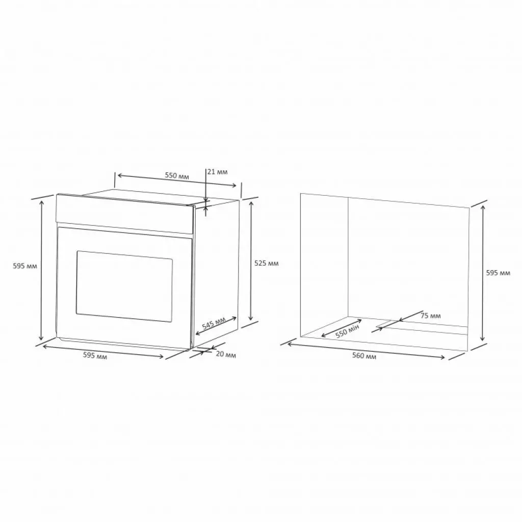 Духовой шкаф Eleyus RAMADA 6011 BL CL+TL - 3 Духовой шкаф Eleyus RAMADA 6011 BL CL+TL - 3