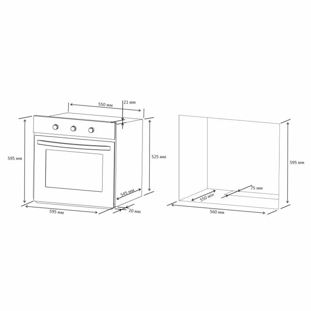 Духовой шкаф Eleyus VICTORIA 6006 BL - 3 Духовой шкаф Eleyus VICTORIA 6006 BL - 3