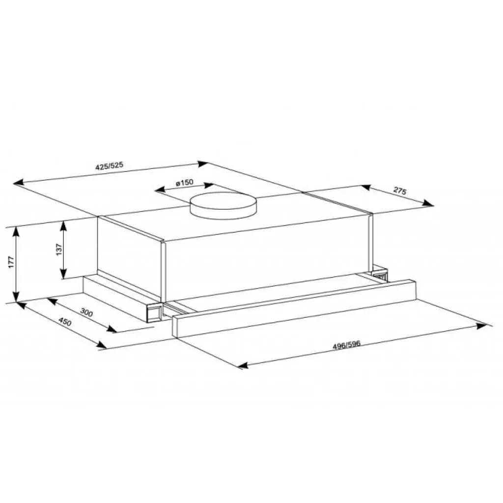 Вытяжка кухонная Eleyus BREEZE 700 60 IS - 3 Вытяжка кухонная Eleyus BREEZE 700 60 IS - 3