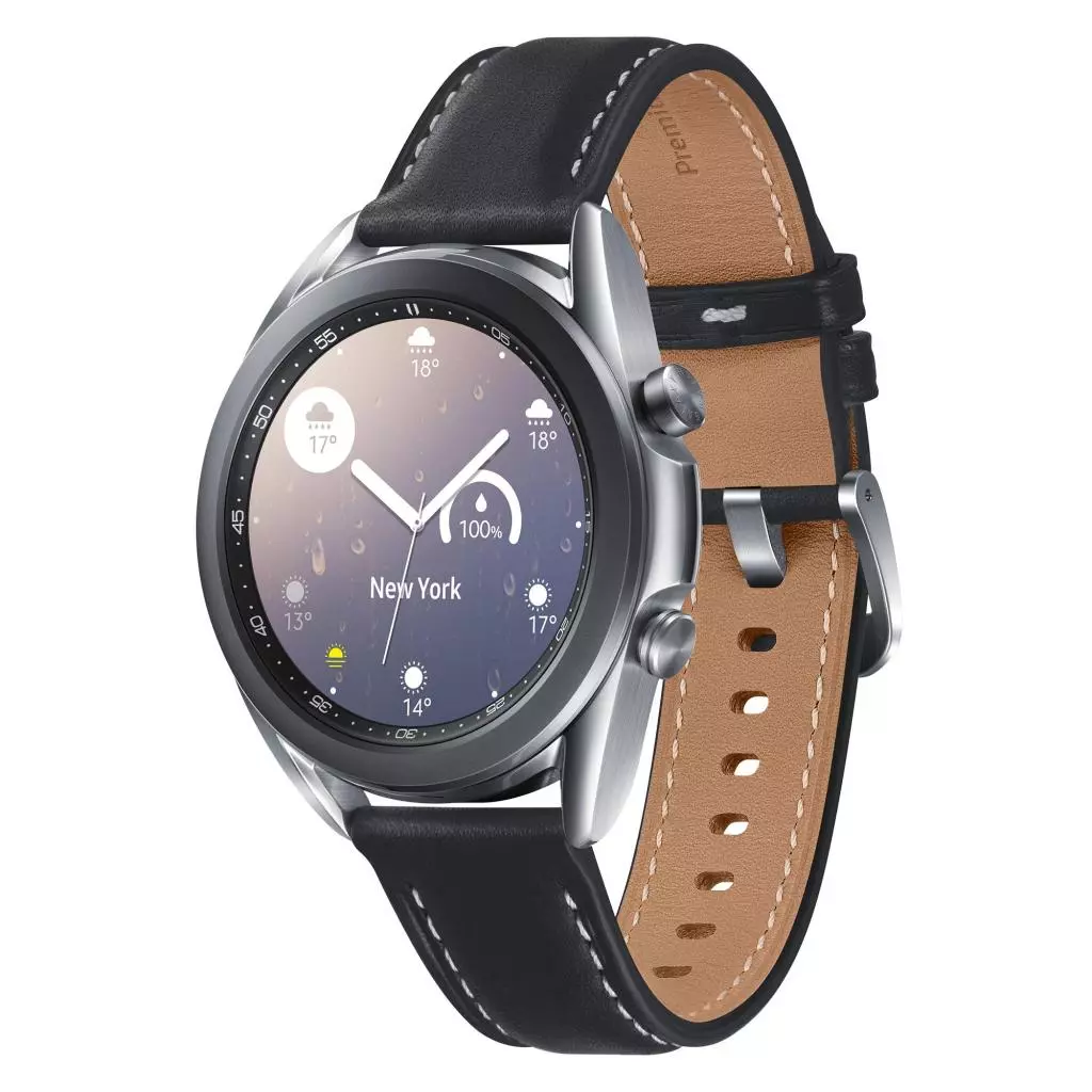 Смарт-часы Samsung SM-R850/8 (Galaxy Watch3 41mm) Silver (SM-R850NZSASEK)