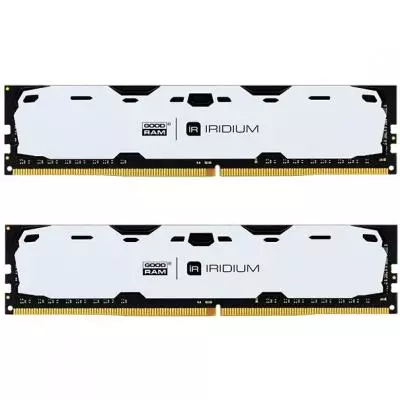 Модуль памяти для компьютера DDR4 8GB (2x4GB) 2400 MHz Iridium White Goodram (IR-W2400D464L15S/8GDC)
