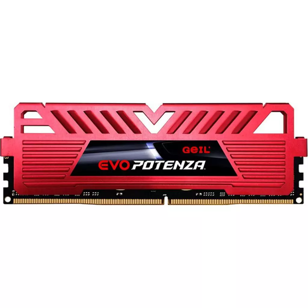 Модуль памяти для компьютера DDR4 16GB 3200 MHz POTENZA Red Geil (GPR416GB3200C16BSC)