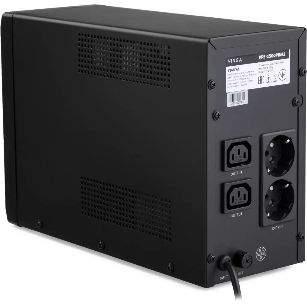 Источник бесперебойного питания Vinga LED 1500VA ( VPE-1500PRM2 ) (VPE-1500PRM2) - 2