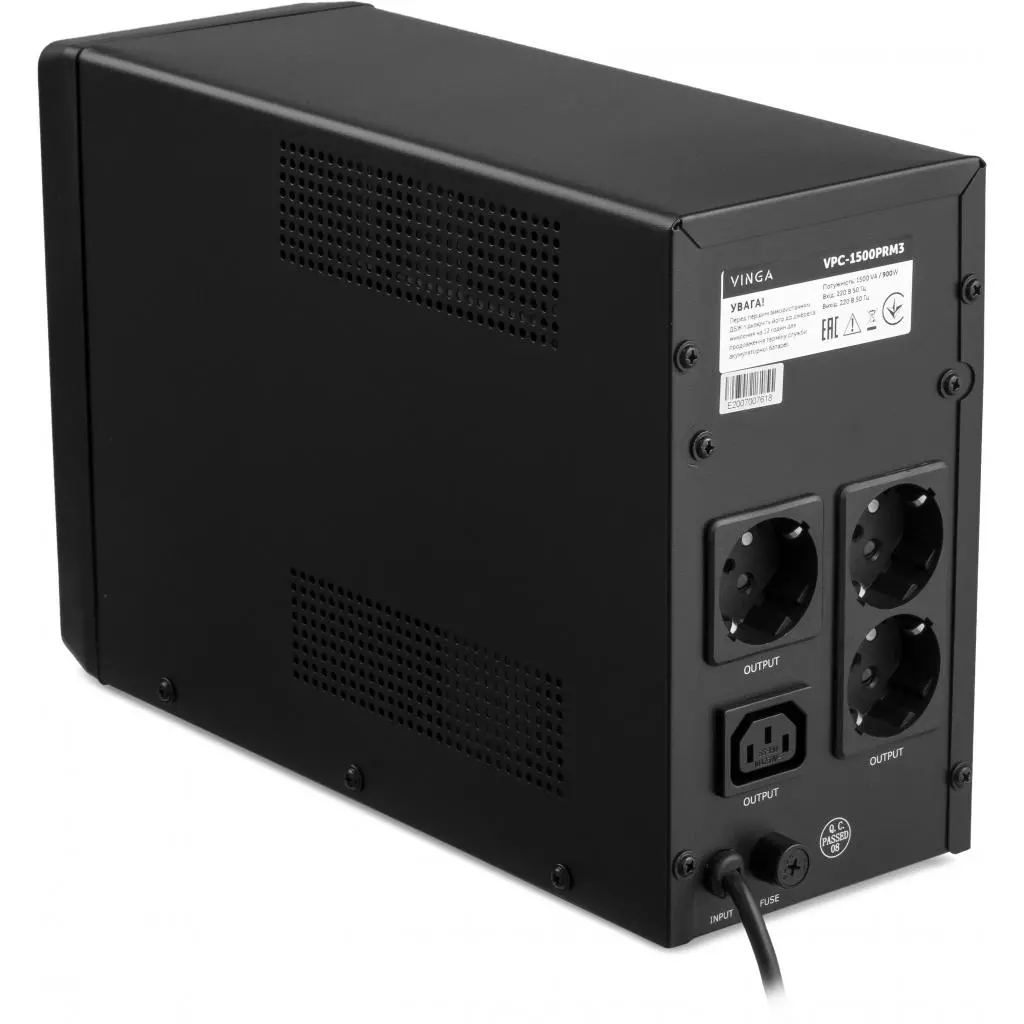 Источник бесперебойного питания Vinga LCD 1500VA metal case ( VPC-1500PRM3 ) (VPC-1500PRM3) - 2 Источник бесперебойного питания Vinga LCD 1500VA metal case ( VPC-1500PRM3 ) (VPC-1500PRM3) - 2