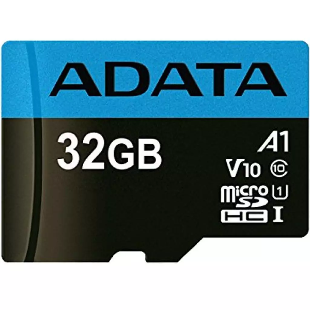 Карта памяти ADATA 32GB microSD class 10 UHS-I A1 Premier (AUSDH32GUICL10A1-RA1) - 1 Карта памяти ADATA 32GB microSD class 10 UHS-I A1 Premier (AUSDH32GUICL10A1-RA1) - 1