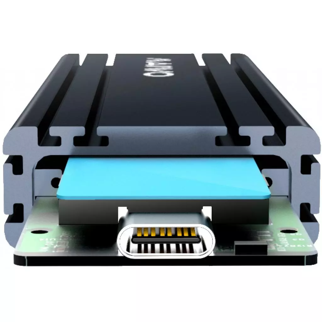 Карман внешний Maiwo M.2 SSD NVMe (PCIe) — USB 3.1 Type-C (K1686P space grey) - 6 Карман внешний Maiwo M.2 SSD NVMe (PCIe) — USB 3.1 Type-C (K1686P space grey) - 6