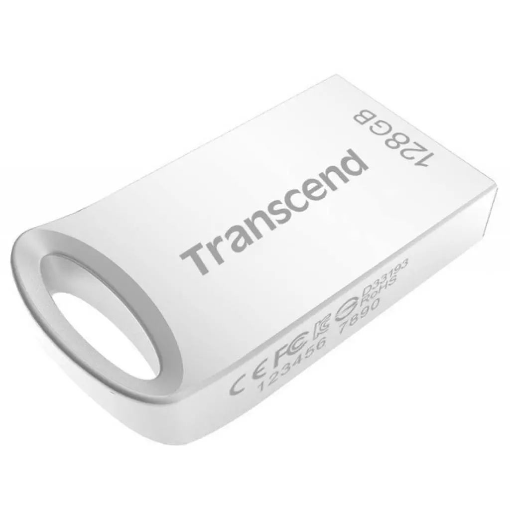 USB флеш накопитель Transcend 128GB JetFlash 710 Silver USB 3.0 (TS128GJF710S) - 2 USB флеш накопитель Transcend 128GB JetFlash 710 Silver USB 3.0 (TS128GJF710S) - 2