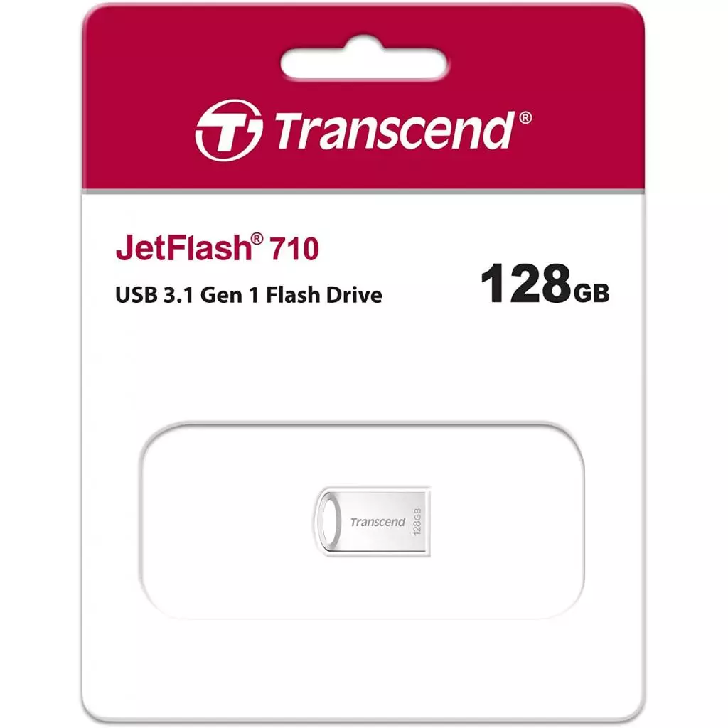 USB флеш накопитель Transcend 128GB JetFlash 710 Silver USB 3.0 (TS128GJF710S) - 3 USB флеш накопитель Transcend 128GB JetFlash 710 Silver USB 3.0 (TS128GJF710S) - 3