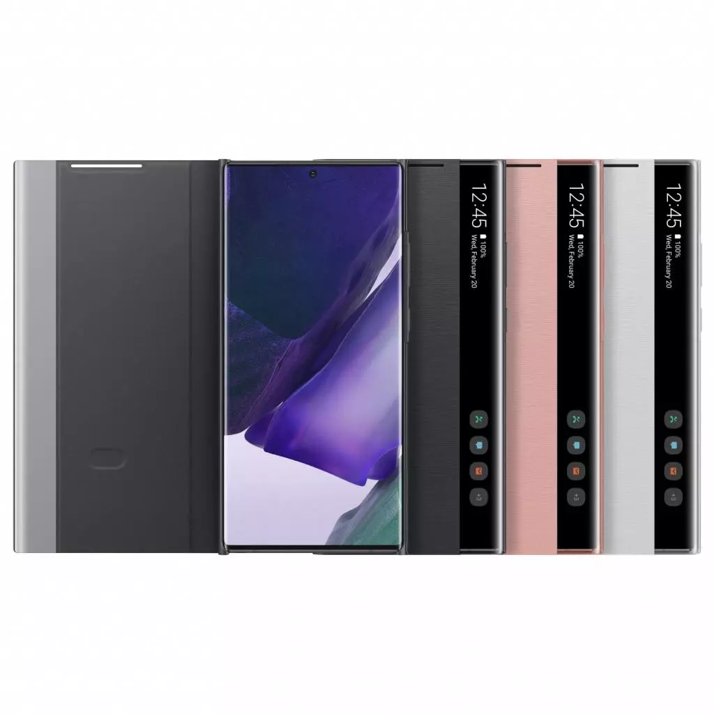 Чехол для моб. телефона Samsung Clear View Cover Galaxy Note 20 Ultra (N985) Black (EF-ZN985CBEGRU) - 4 Чехол для моб. телефона Samsung Clear View Cover Galaxy Note 20 Ultra (N985) Black (EF-ZN985CBEGRU) - 4