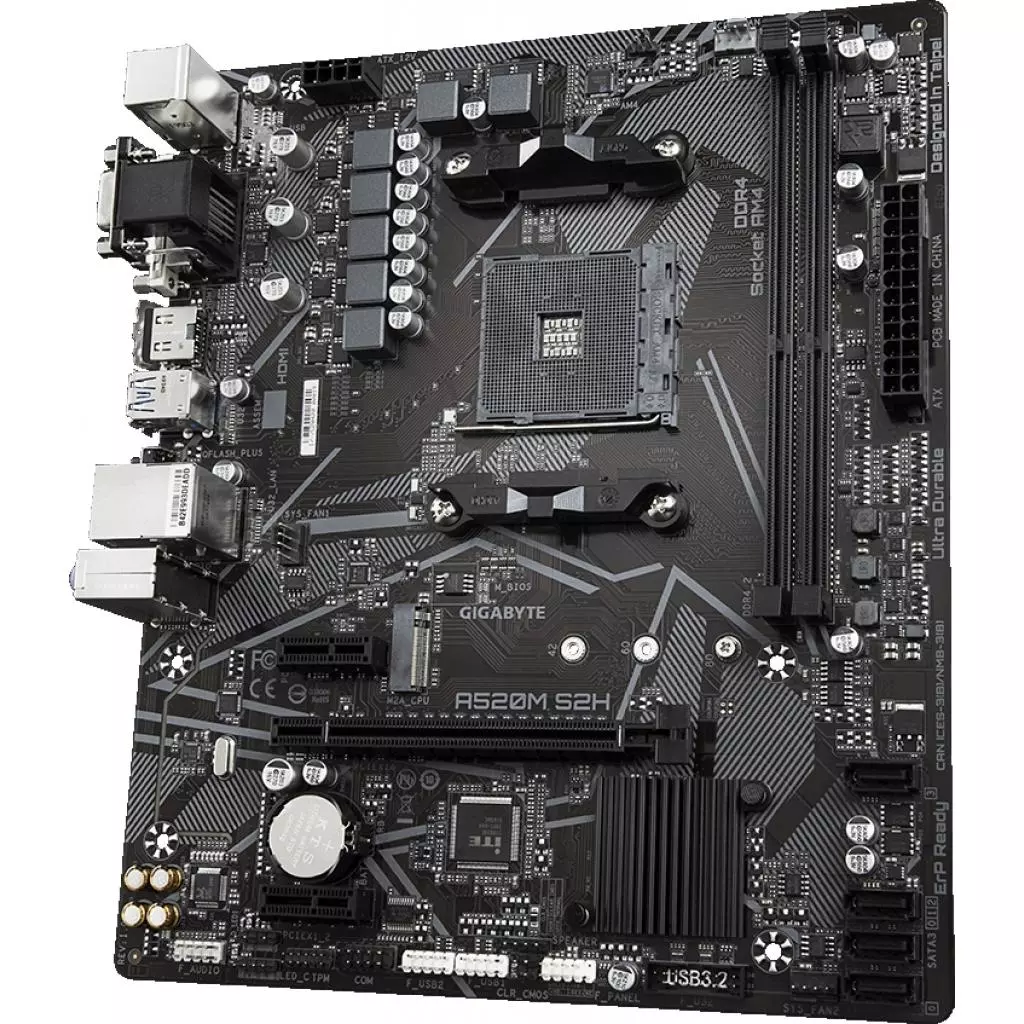 Материнская плата GIGABYTE A520M S2H - 3 Материнская плата GIGABYTE A520M S2H - 3