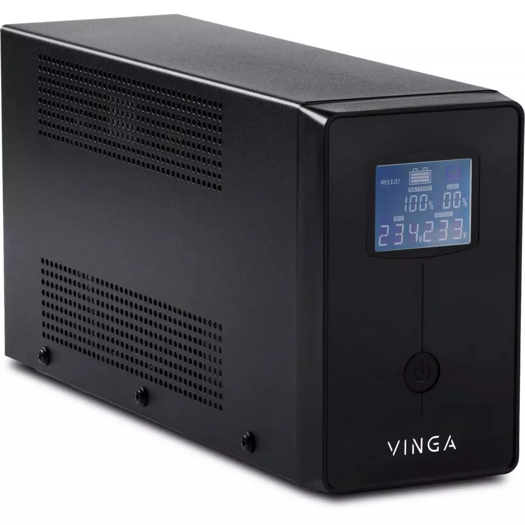 Источник бесперебойного питания Vinga LED 1200VA ( VPC-1200PRM3 ) (VPC-1200PRM3) - 1 Источник бесперебойного питания Vinga LED 1200VA ( VPC-1200PRM3 ) (VPC-1200PRM3) - 1
