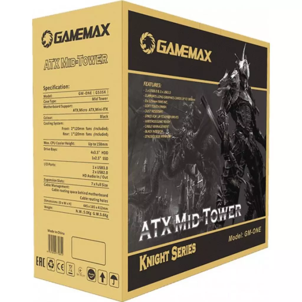 Корпус Gamemax GM-ONE FRGB - 8 Корпус Gamemax GM-ONE FRGB - 8