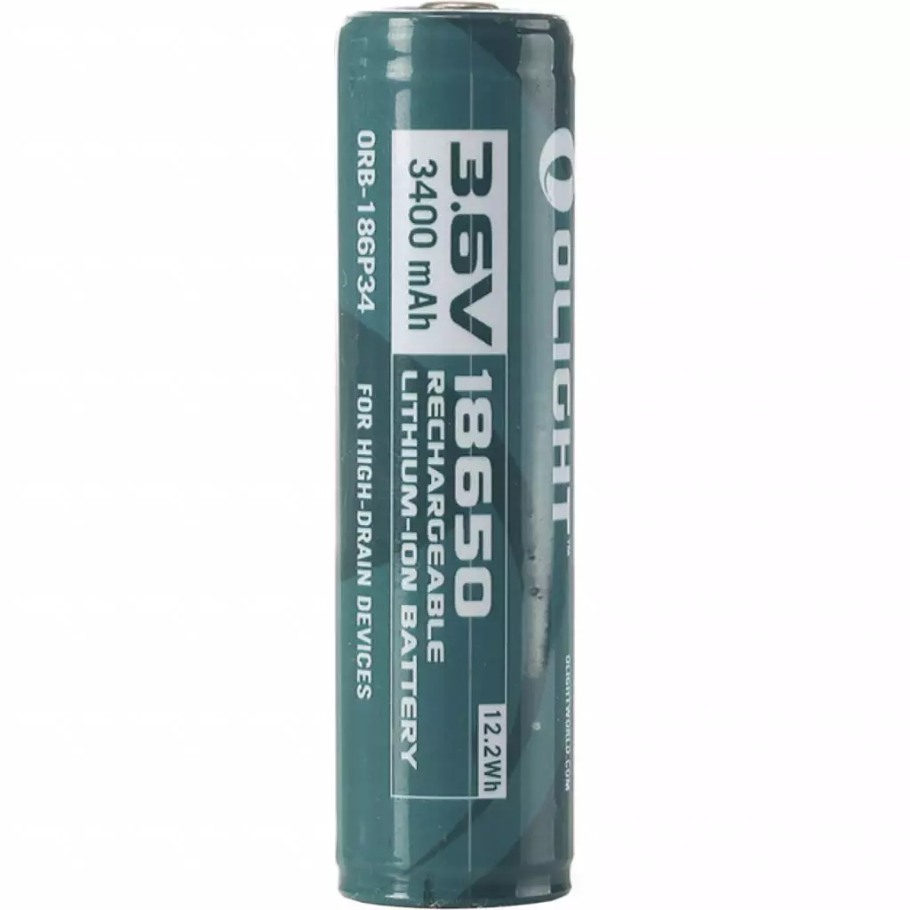Аккумулятор Olight 18650 3.6V 3400mAh (ORB-186L34) - 1 Аккумулятор Olight 18650 3.6V 3400mAh (ORB-186L34) - 1