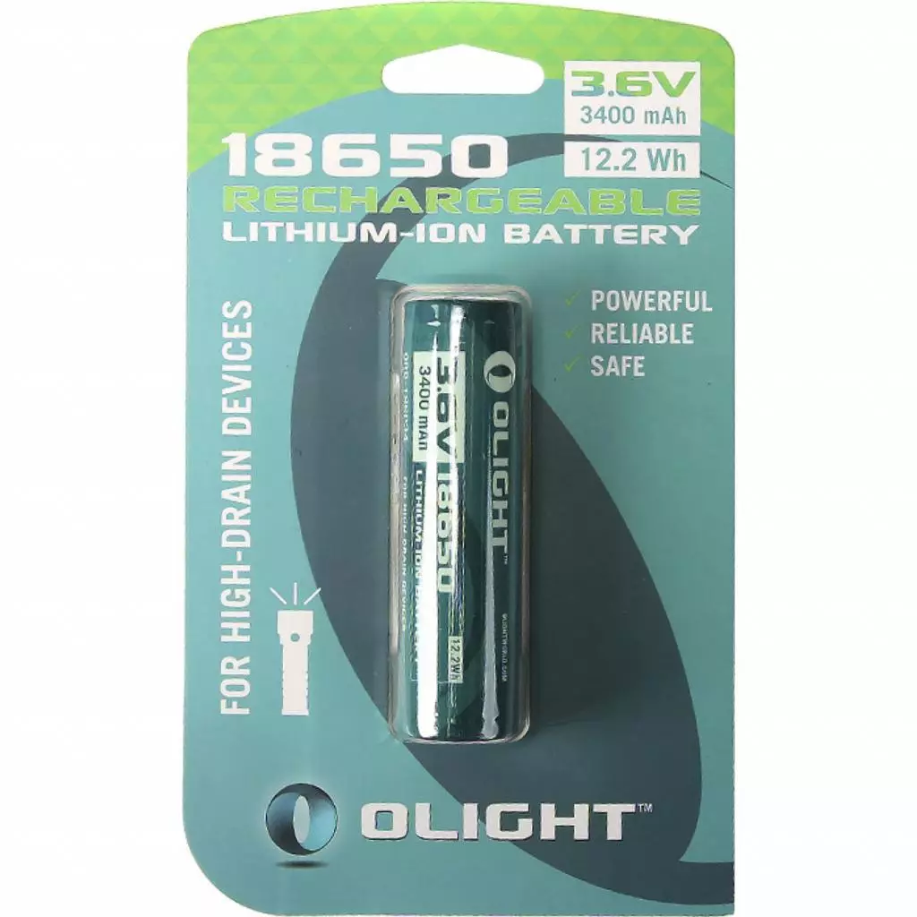 Аккумулятор Olight 18650 3.6V 3400mAh (ORB-186L34) - 2 Аккумулятор Olight 18650 3.6V 3400mAh (ORB-186L34) - 2