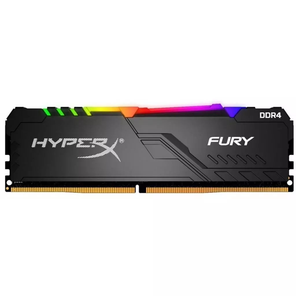 Модуль памяти для компьютера DDR4 32GB 3200 MHz HyperX Fury RGB Kingston Fury (ex.HyperX) (HX432C16FB3A/32)