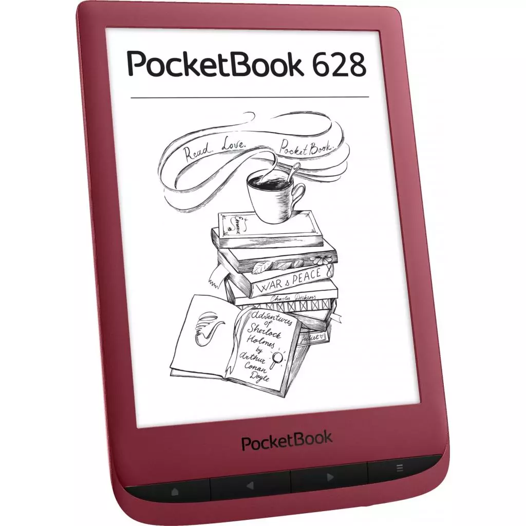 Электронная книга Pocketbook 628 Touch Lux5 Ruby Red (PB628-R-CIS) - 2 Электронная книга Pocketbook 628 Touch Lux5 Ruby Red (PB628-R-CIS) - 2