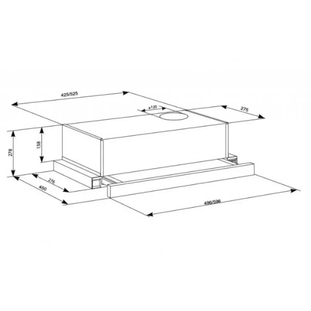 Вытяжка кухонная Eleyus LOTUS 470 60 BR (LOTUS47060BR) - 7 Вытяжка кухонная Eleyus LOTUS 470 60 BR (LOTUS47060BR) - 7