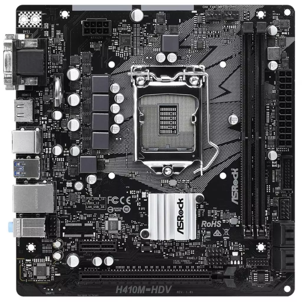 Материнская плата ASRock H410M-HDV - 1