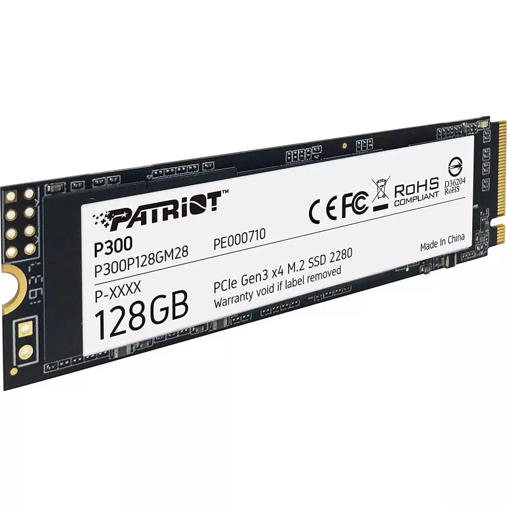 Накопитель SSD M.2 2280 128GB Patriot (P300P128GM28) - 1 Накопитель SSD M.2 2280 128GB Patriot (P300P128GM28) - 1