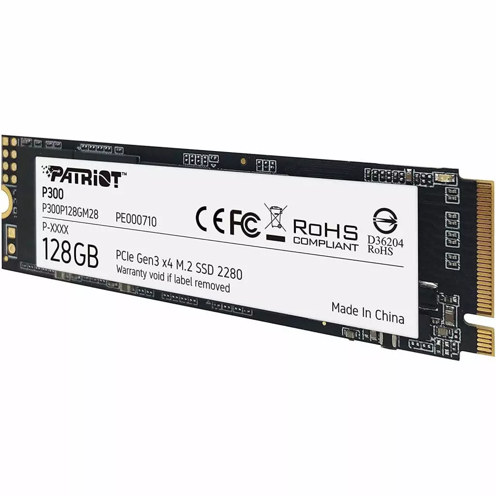 Накопитель SSD M.2 2280 128GB Patriot (P300P128GM28) - 2 Накопитель SSD M.2 2280 128GB Patriot (P300P128GM28) - 2