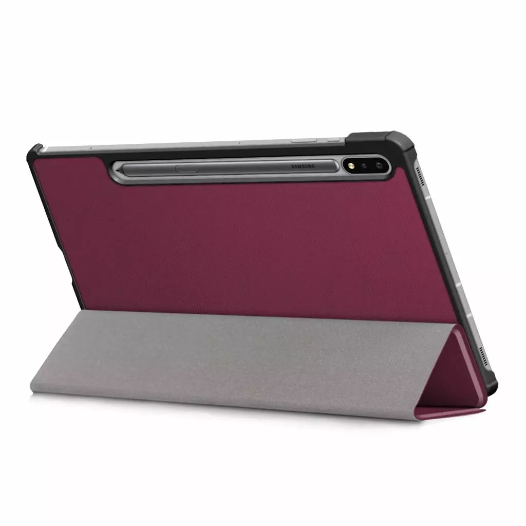 Чехол для планшета BeCover Smart Case Samsung Galaxy Tab S7 (SM-T875)/S8 (SM-X700/SM-X706) Red Wine (705224) - 3 Чехол для планшета BeCover Smart Case Samsung Galaxy Tab S7 (SM-T875)/S8 (SM-X700/SM-X706) Red Wine (705224) - 3