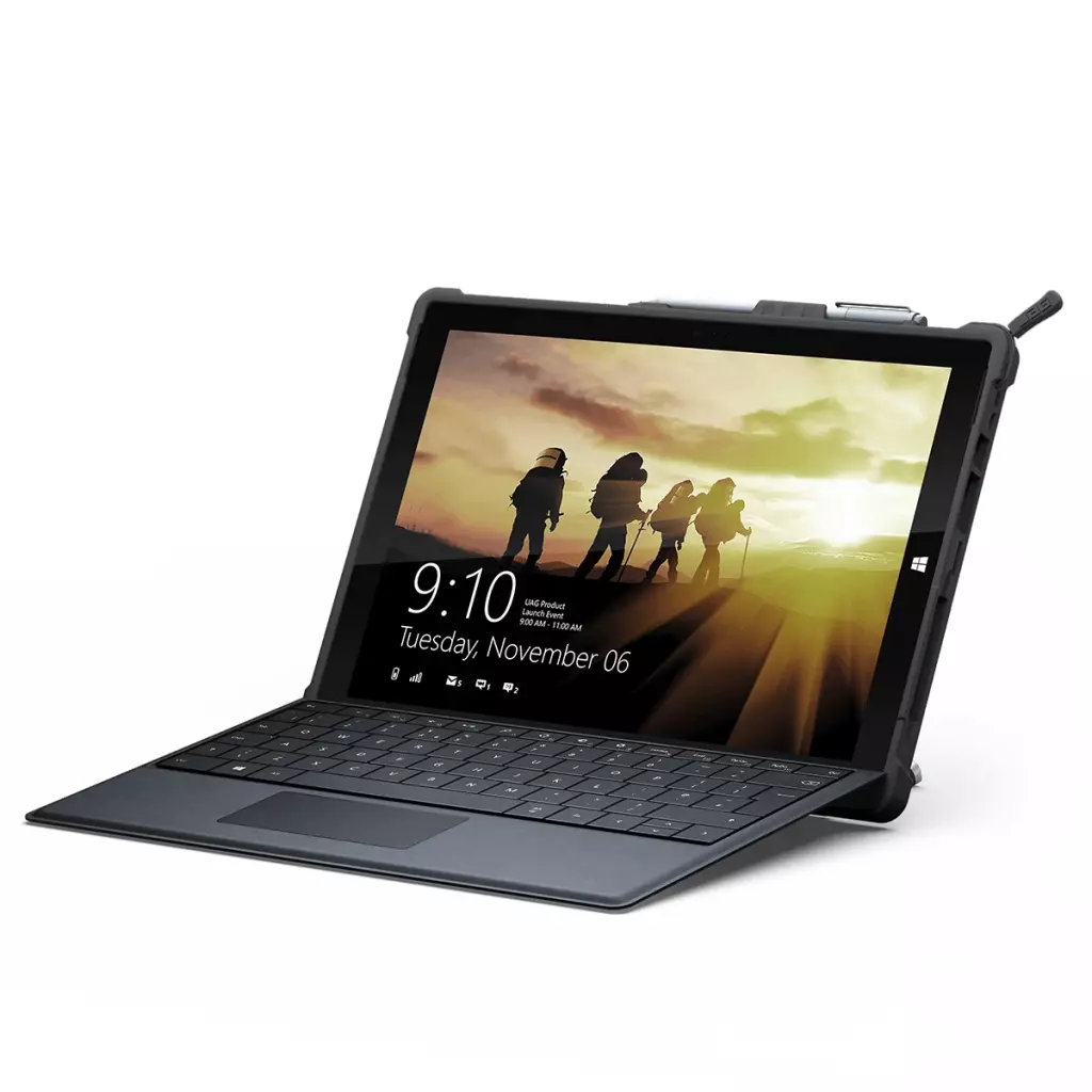 Чехол для планшета Uag Microsoft Surface Pro 7/6/5/4 Metropolis, Black (UAG-SFPRO4-BLK-VP) - 4