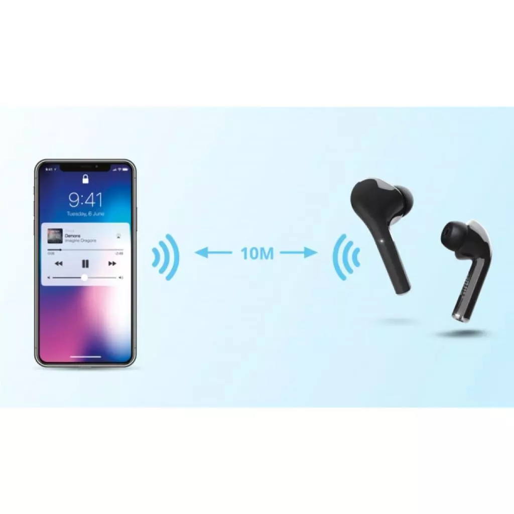 Наушники Trust Nika Touch True Wireless Black (23554) - 8 Наушники Trust Nika Touch True Wireless Black (23554) - 8