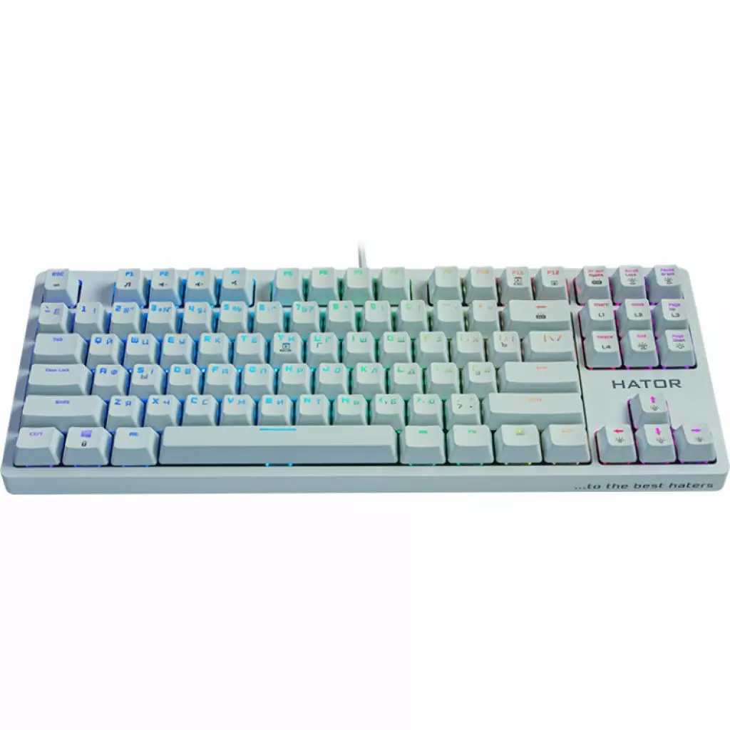 Клавиатура Hator Rockfall EVO TKL Kailh Optical White (HTK-631) - 1