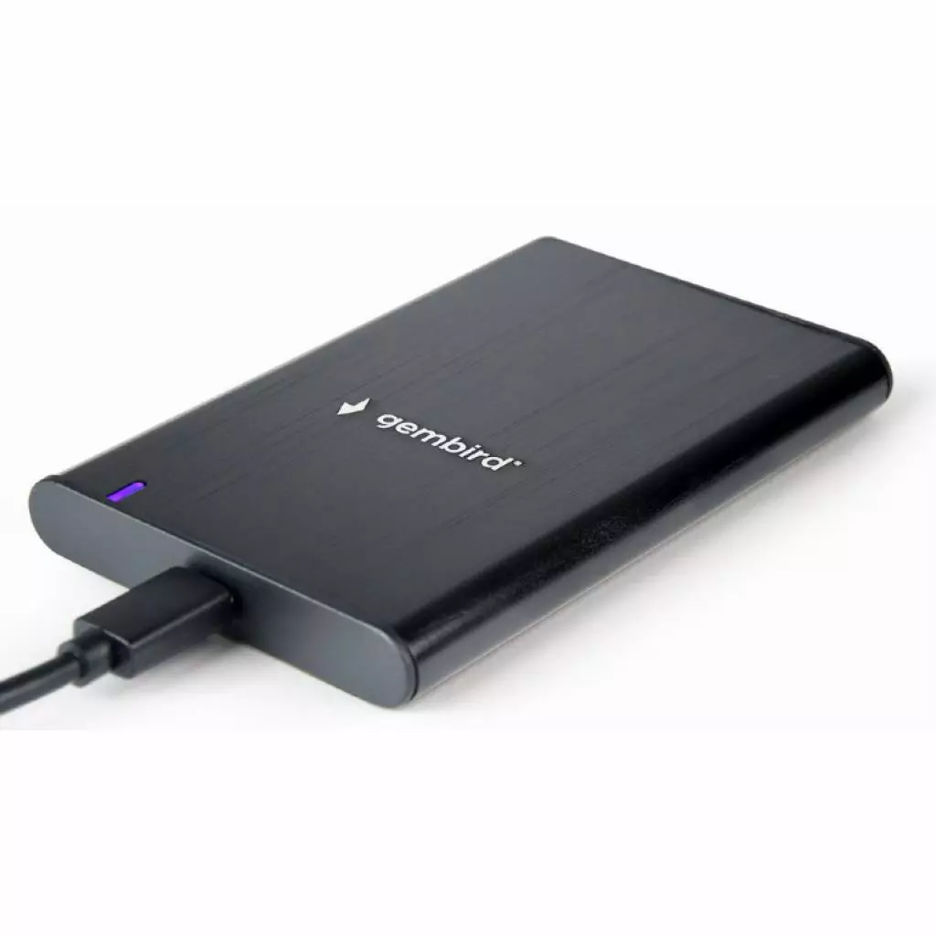 Карман внешний Gembird 2.5" USB3.1 alum black (EE2-U3S-6) - 1 Карман внешний Gembird 2.5" USB3.1 alum black (EE2-U3S-6) - 1