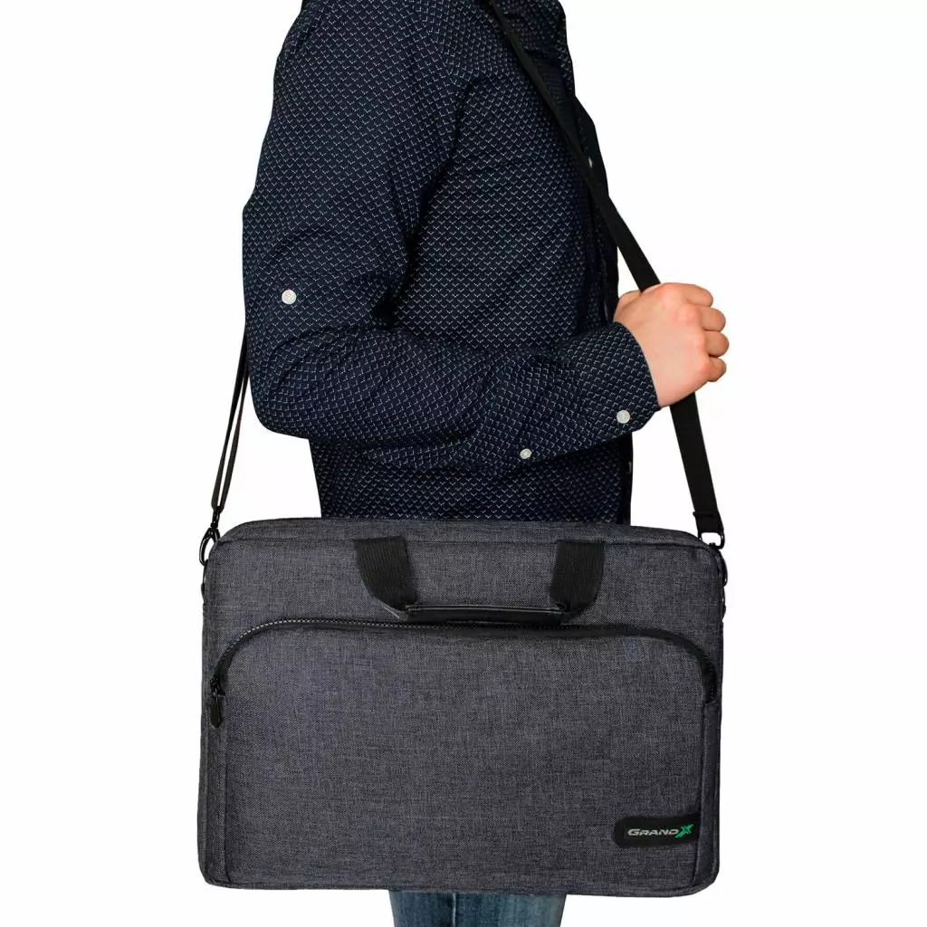 Сумка для ноутбука Grand-X 15.6'' SB-139 Dark Grey (SB-139D) - 4 Сумка для ноутбука Grand-X 15.6'' SB-139 Dark Grey (SB-139D) - 4