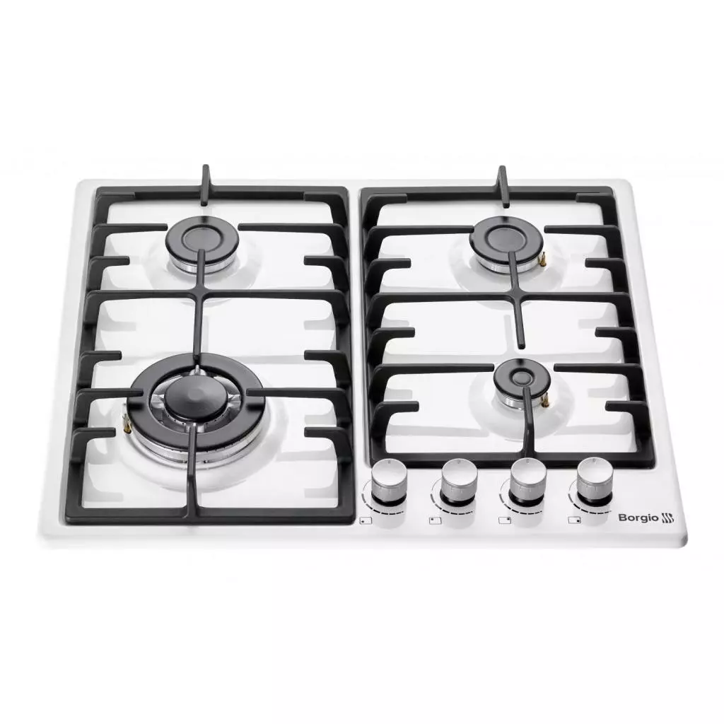 Варочная поверхность Borgio 6942-15 white Enamelled - 1 Варочная поверхность Borgio 6942-15 white Enamelled - 1