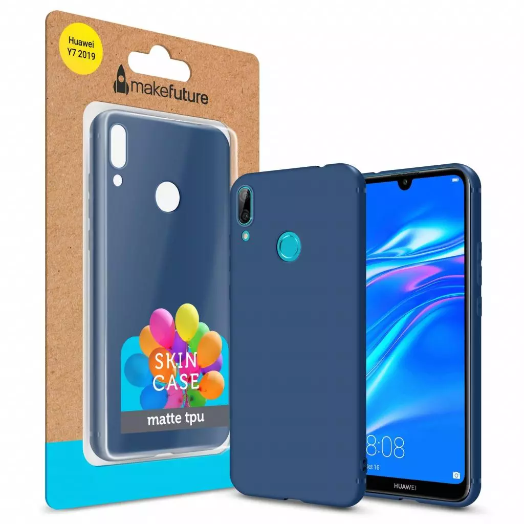 Чехол для моб. телефона MakeFuture Skin Case Huawei Y7 2019 Blue (MCSK-HUY719BL)