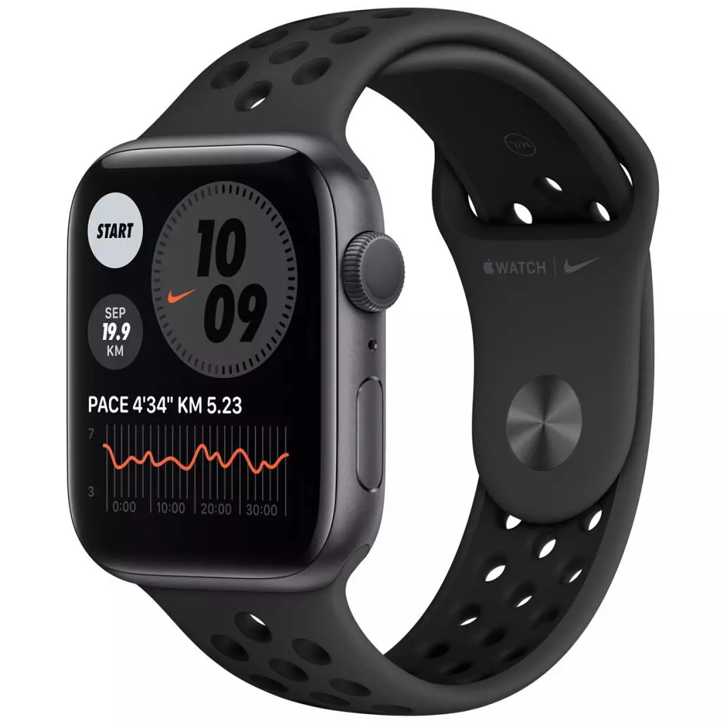 Смарт-часы Apple Watch Nike SE GPS, 44mm Space Gray Aluminium Case with Anthr (MYYK2UL/A)