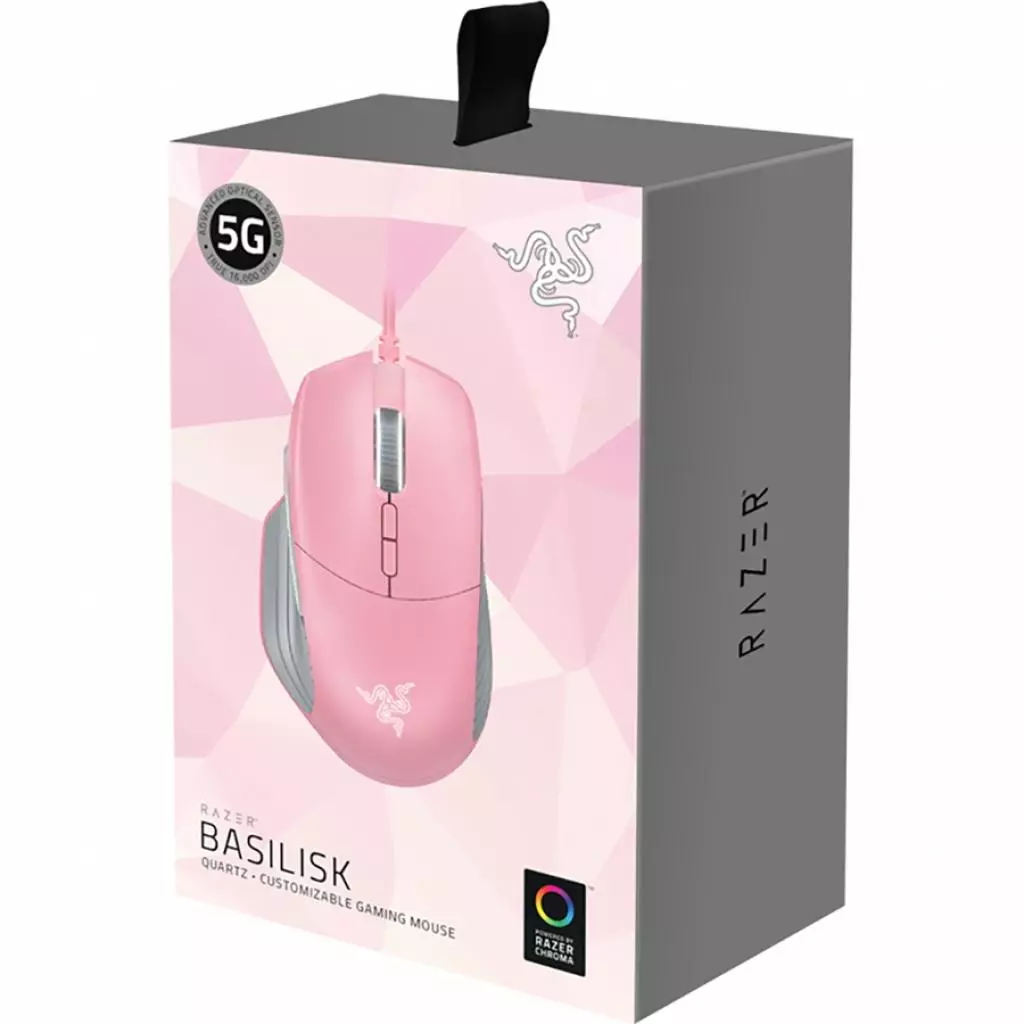 Мышка Razer Basilisk Quartz Pink (RZ01-02330200-R3M1) - 2 Мышка Razer Basilisk Quartz Pink (RZ01-02330200-R3M1) - 2