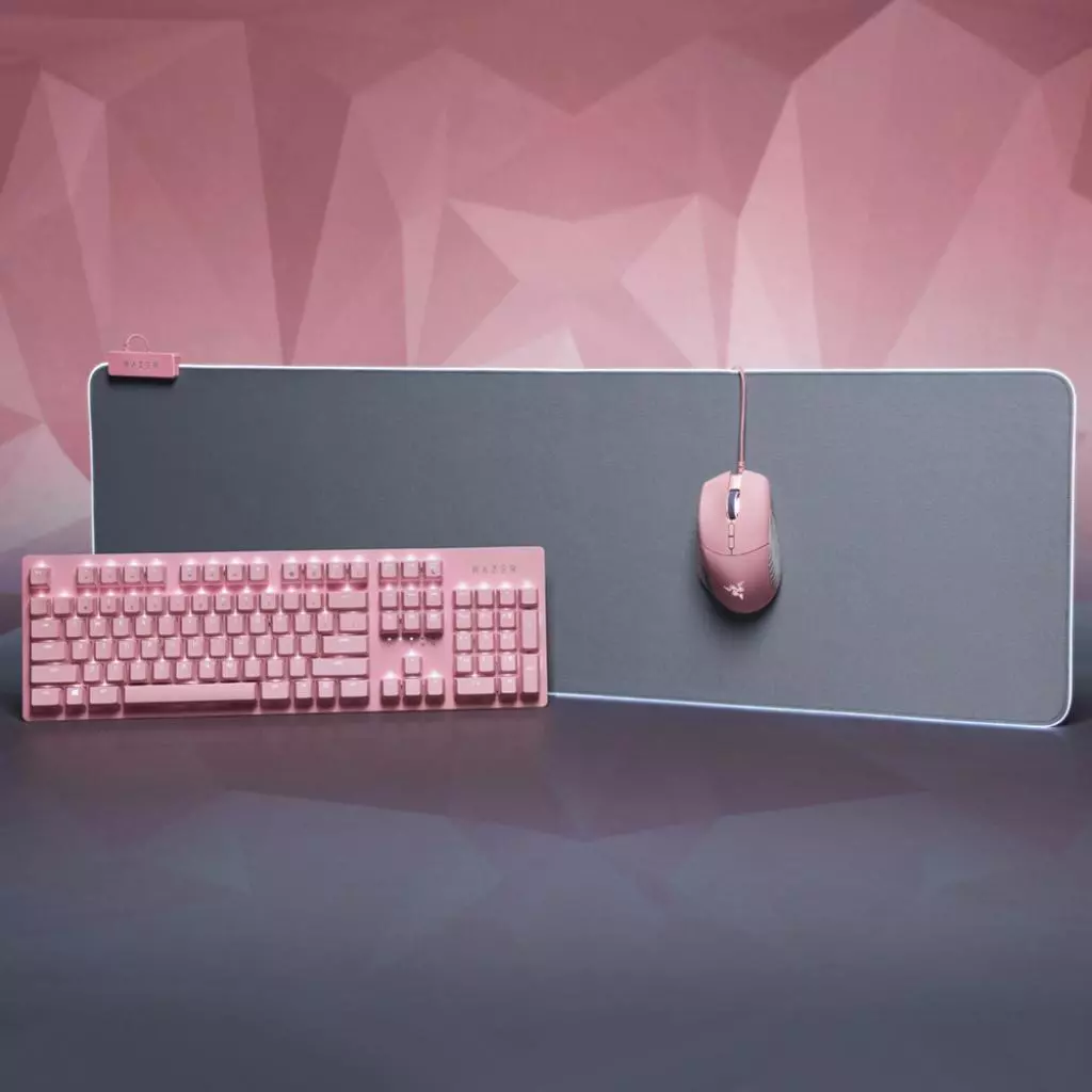 Мышка Razer Basilisk Quartz Pink (RZ01-02330200-R3M1) - 3 Мышка Razer Basilisk Quartz Pink (RZ01-02330200-R3M1) - 3