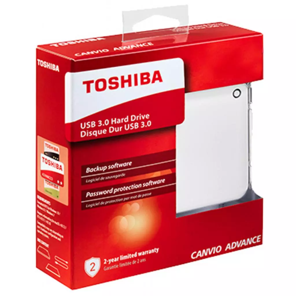 Внешний жесткий диск 2.5" 1TB Toshiba (HDTC910EW3AA) - 5 Внешний жесткий диск 2.5" 1TB Toshiba (HDTC910EW3AA) - 5