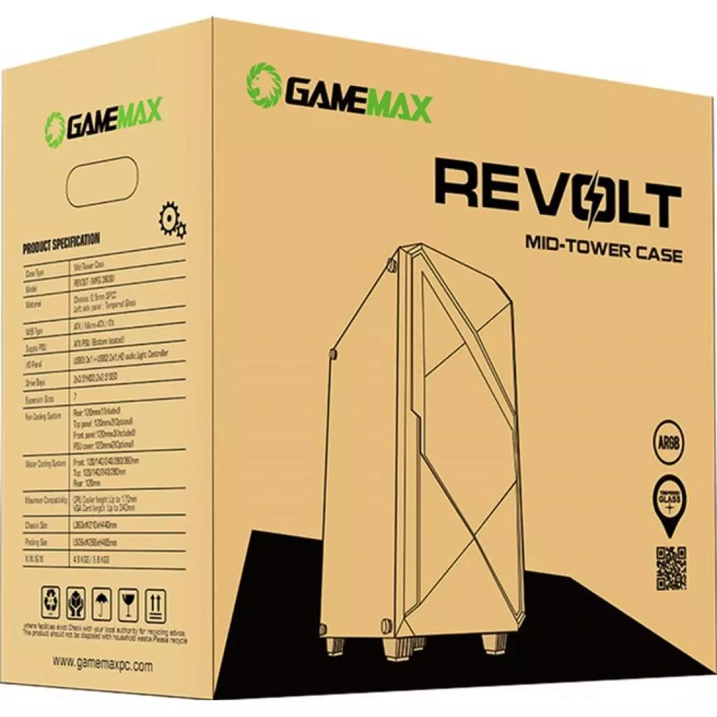 Корпус Gamemax Revolt - 11 Корпус Gamemax Revolt - 11