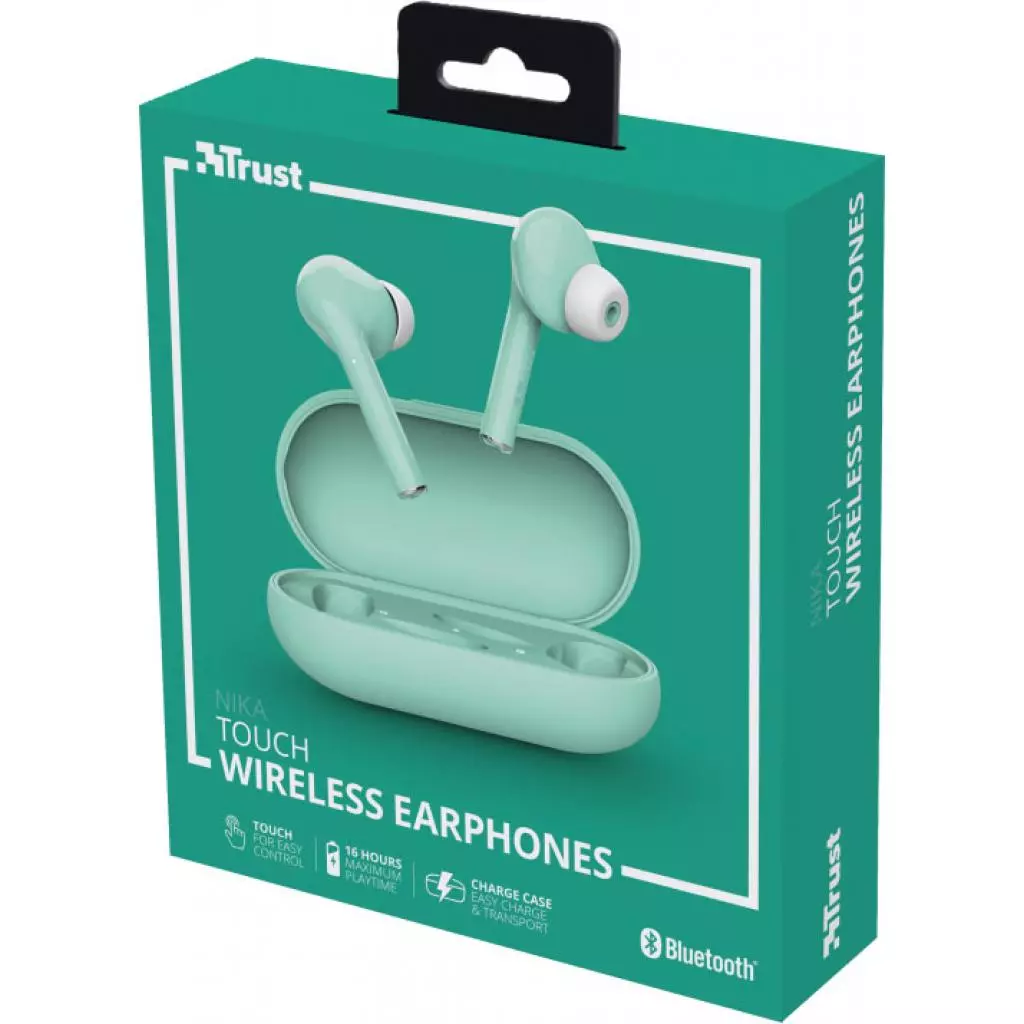 Наушники Trust Nika Touch True Wireless Mint (23703) - 10 Наушники Trust Nika Touch True Wireless Mint (23703) - 10