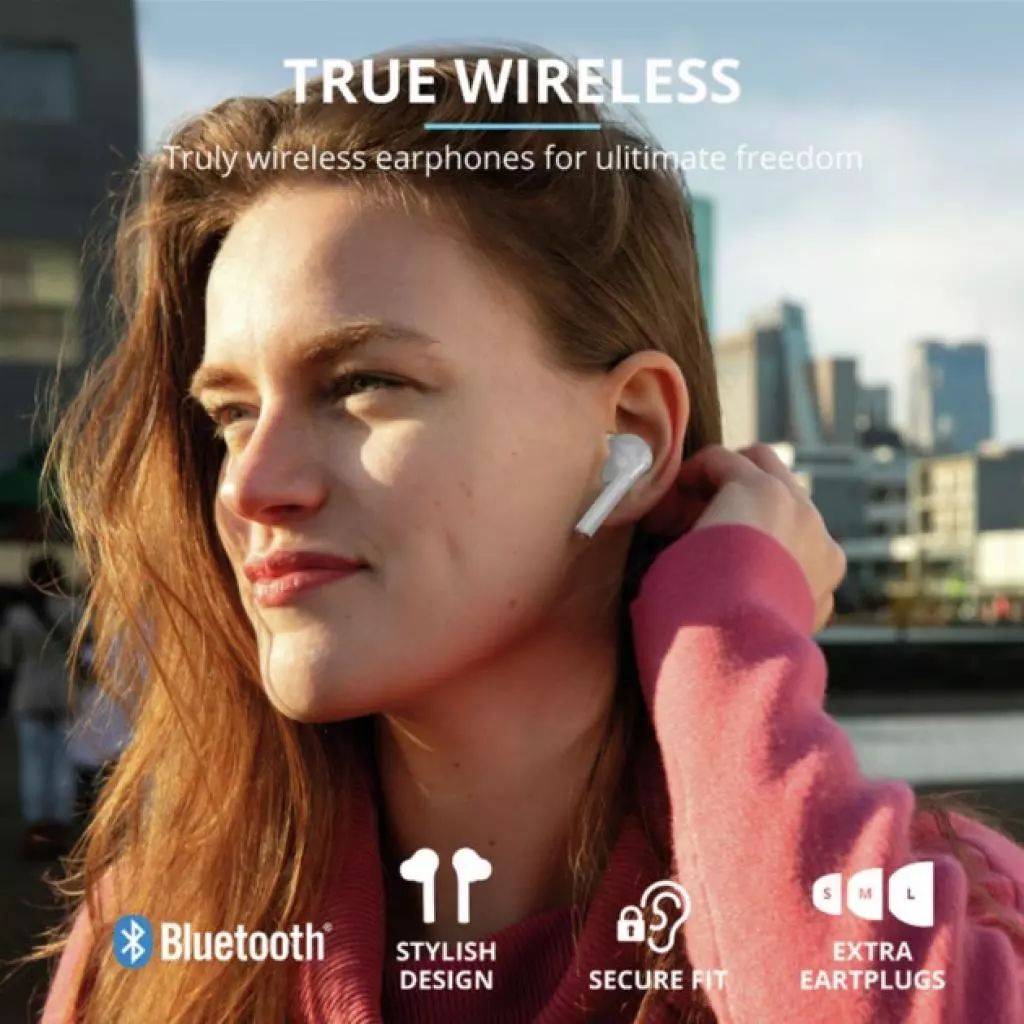 Наушники Trust Nika Touch True Wireless White (23705) - 3 Наушники Trust Nika Touch True Wireless White (23705) - 3
