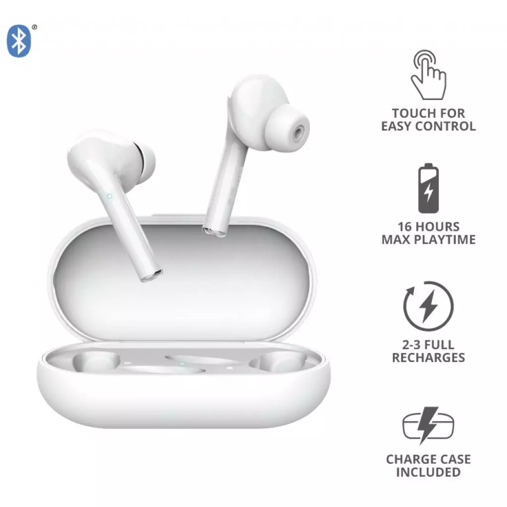 Наушники Trust Nika Touch True Wireless White (23705) - 8 Наушники Trust Nika Touch True Wireless White (23705) - 8