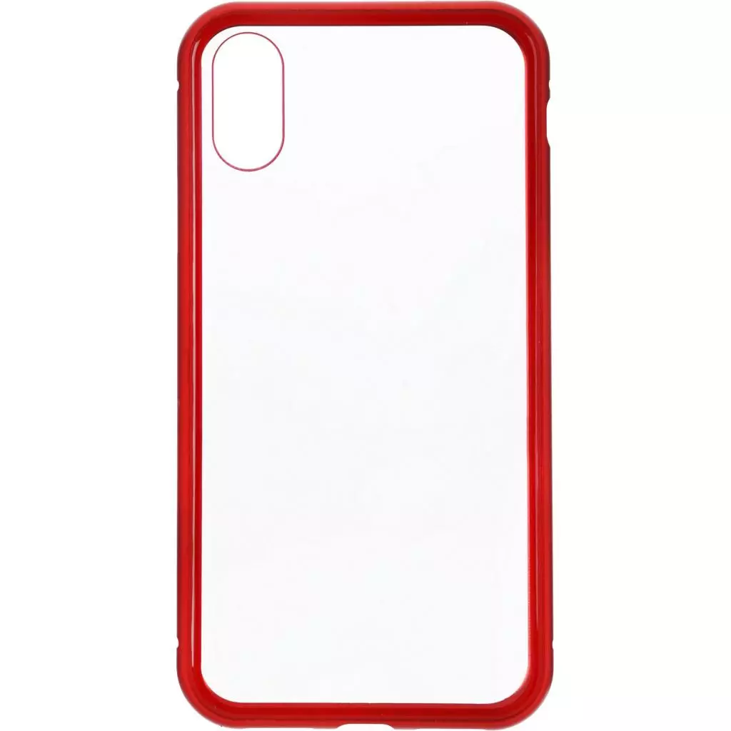 Чехол для моб. телефона Armorstandart Magnetic Case 1 Gen. iPhone XS Clear/Red (ARM53388)
